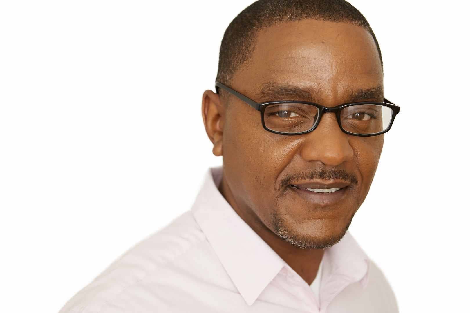 Professional headshot of male black actor, made by Paolo Portraits in Charleston SC